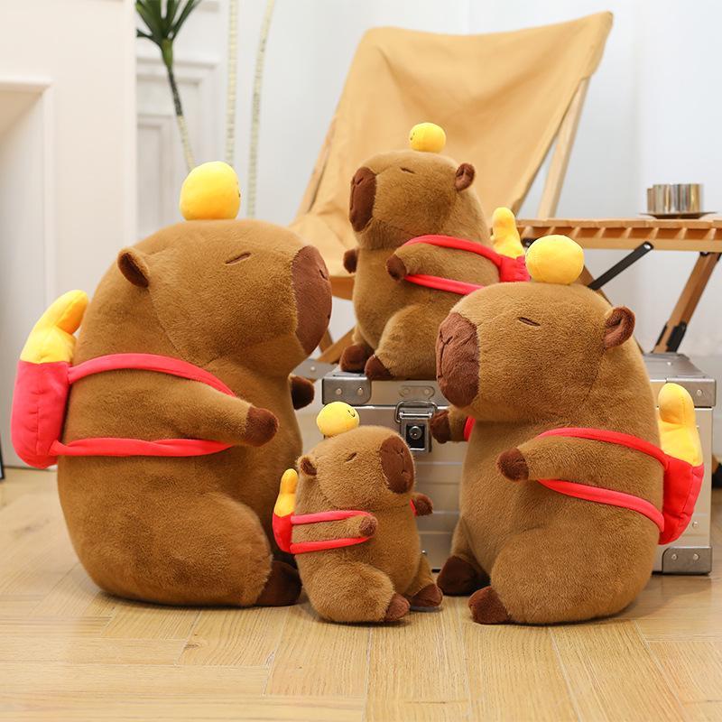 

Capybara Table Tennis Plush Doll - Birthday Gift Plush Toy Pillow for Girls 25 cm