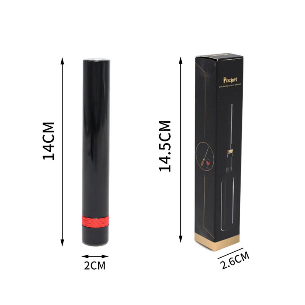 Stainless Steel Air Pressure Pump Wine Bottle Opener Pen Shape Fast Corkscrew Needle Kitchen Bar Party Tool Portable Wine Opener