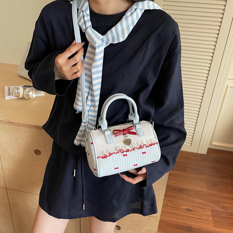 New Handbag Cute Bow Shoulder Bag Versatile Casual Fashion Messenger Bag