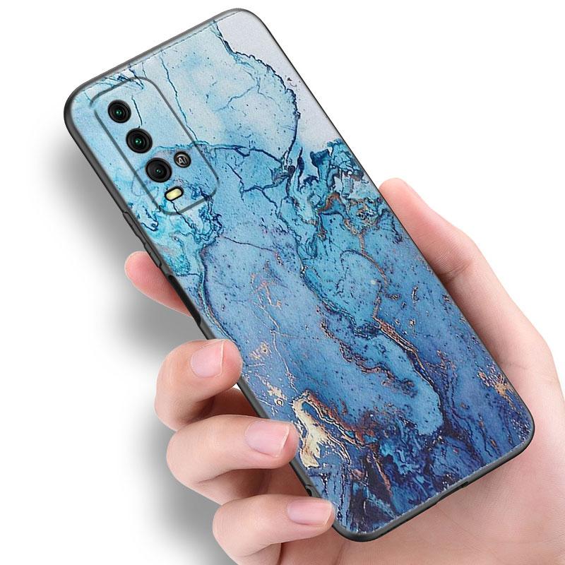 Telefonhülle mit Vintage-Marmor-Muster, weicher TPU-Schutz für Xiaomi Redmi Note 5 6 9T K20 K40 K50 Pro 7A 8A 9A 9C 9i 10A 10C A1 S2