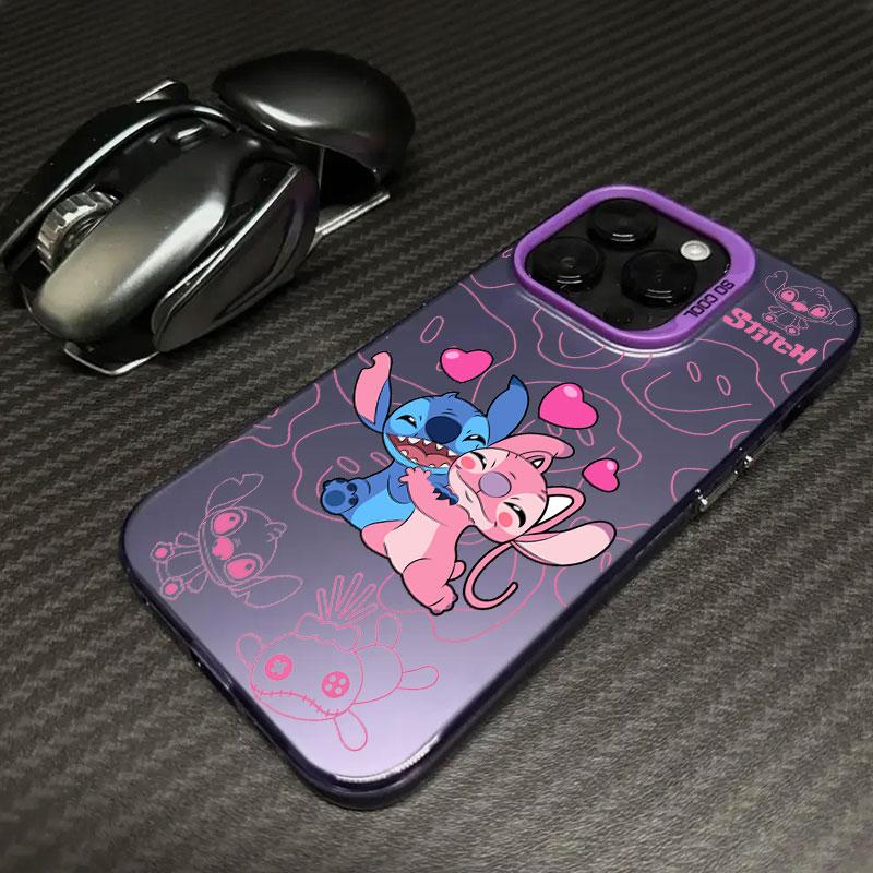 Angel Stitch Cartoon Phone Case For iPhone 11 12 13 14 15 16 17 Pro Max 16e 17E 17 Air Plus 13 Mini Shockproof Fundas Back Cover