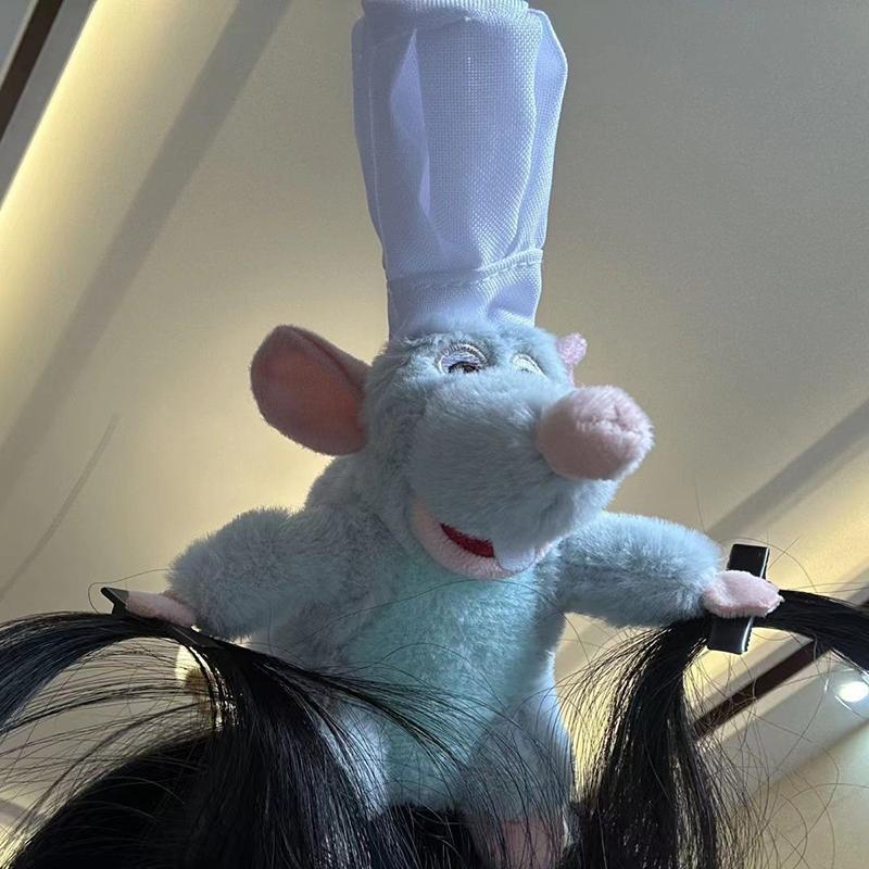 Cartoon Cute Plush Doll Headband Ratatouille Hairband Hairpin Women Girl Headdress Accessories Gift