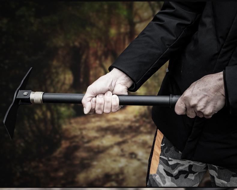 Changlin 1531 Multifunctional Folding Shovel & Pickaxe - Portable Outdoor Tool for Camping, Fishing, and Gardening
