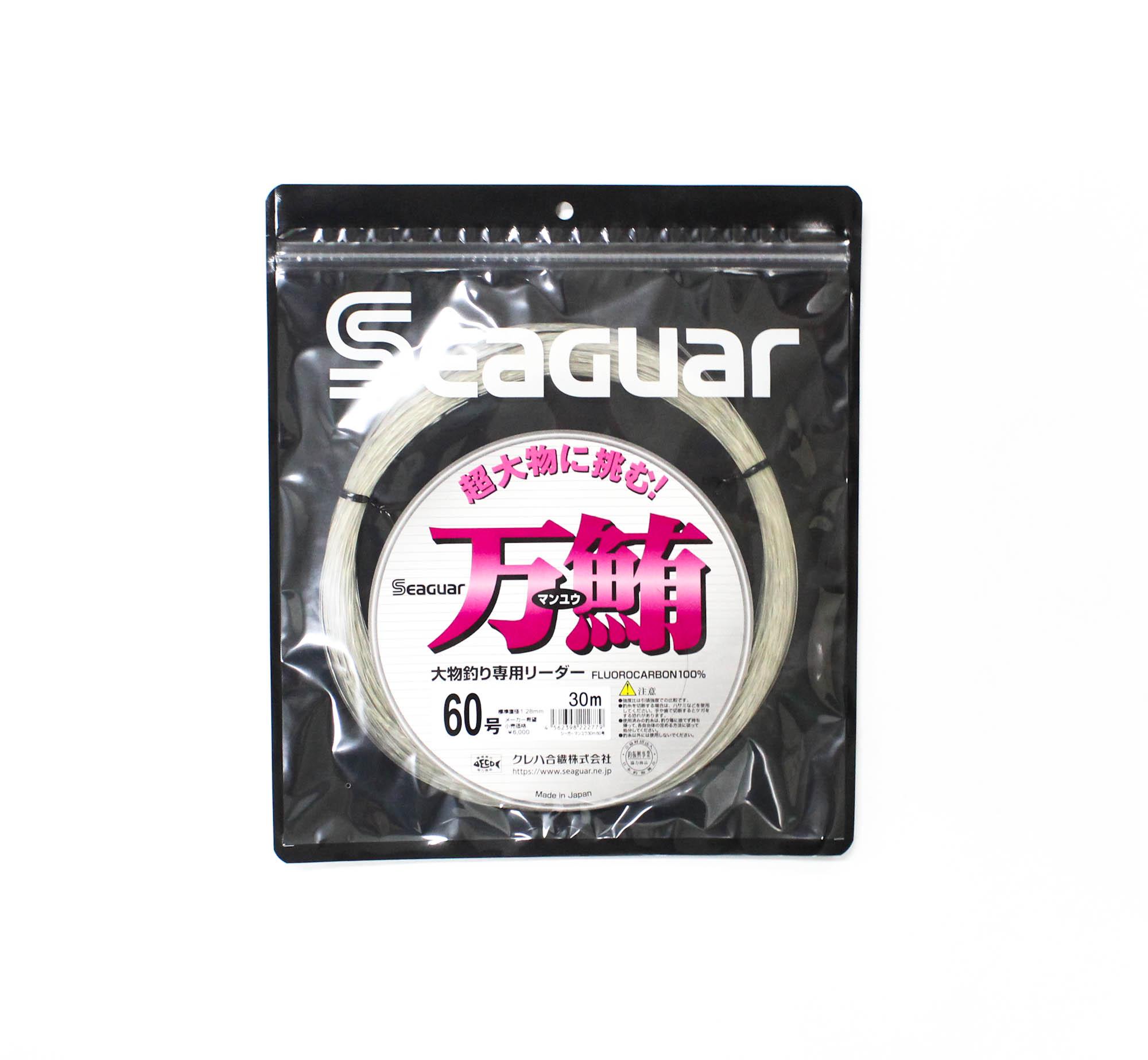 

Seaguar Флюорокарбоновая леска Manyu Shock Leader 30 м Размер 60 (2779) чистый