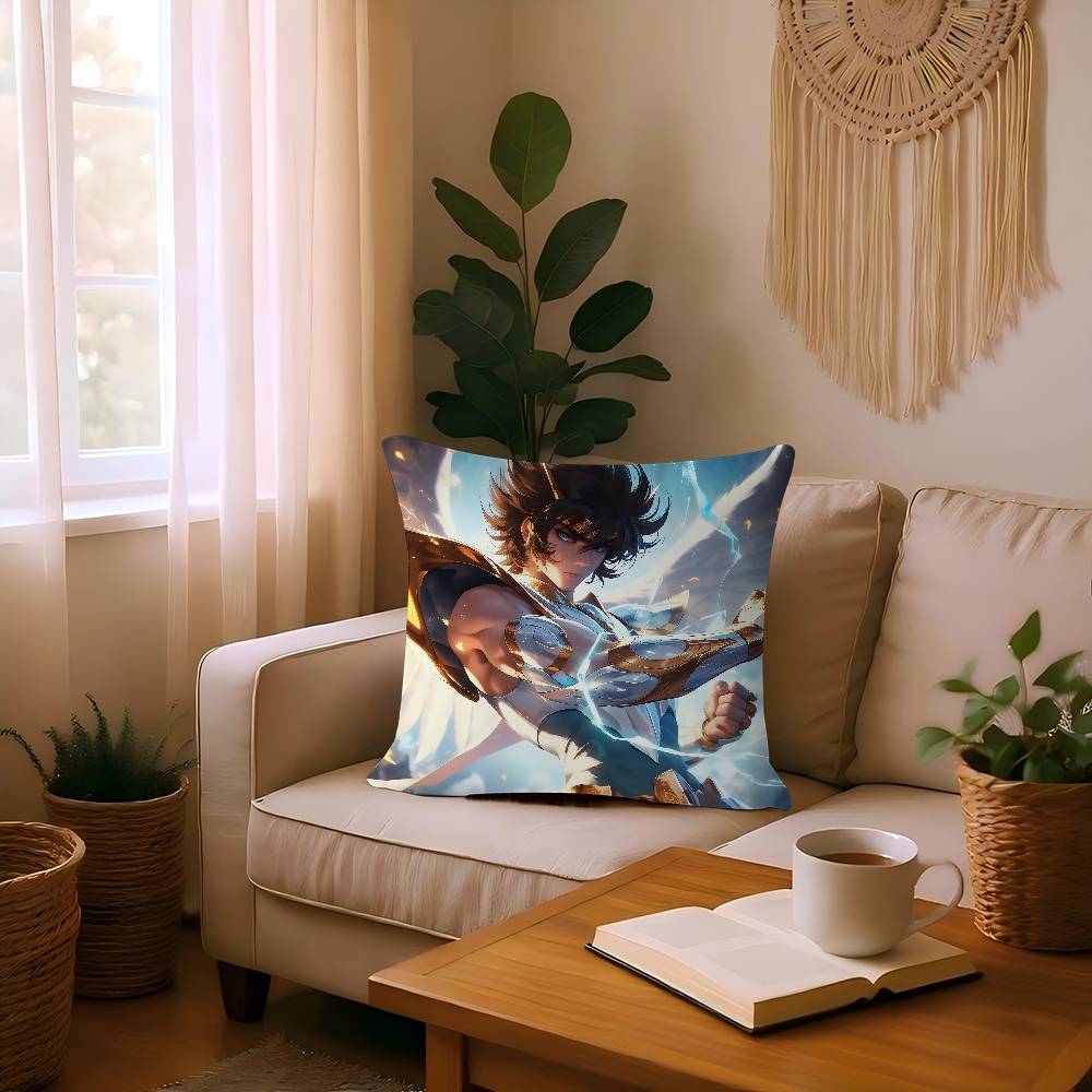 S-Saint Seiyas Cushion Cover Decorative Pillow Sofa Home Decor Case Pillow Cases