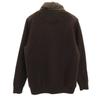 BLACK LABEL CRESTBRIDGE Padded Switching Knit Jacket LL Brown Women Used