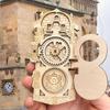 Wooden Prague Square Fridge Magnets Unique Design Refrigerator Magnets  Home Decor