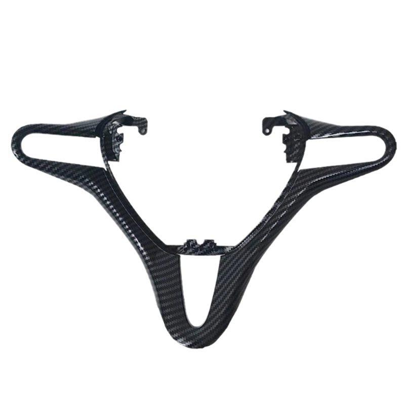 Steering Wheel Trim Frame Cover For Honda Fit City 2009-2014 Replacement 78541-TF0-TXW Carbon Fiber Pattern