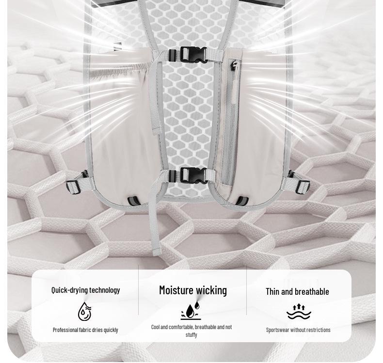 Unisex Off-road Running & Hiking Vest with Water Bottle Holder – Portable Outdoor Gear