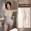Sex underwear pure desire wind Spice girl yoga onesie solid color zipper long free slim uniform set