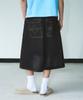 Awodeijeu Symbol Stitch Bermuda Denim Pants [Black]