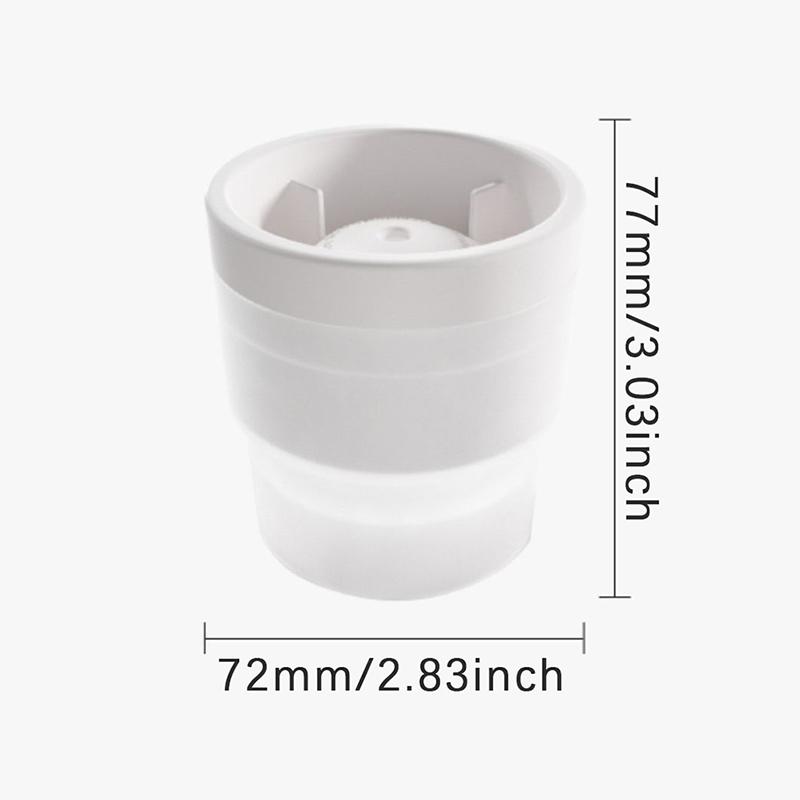 1Pc Ice Ball Maker Mold Silicone Lid Round Sphere Cube For Cocktail Whiskey