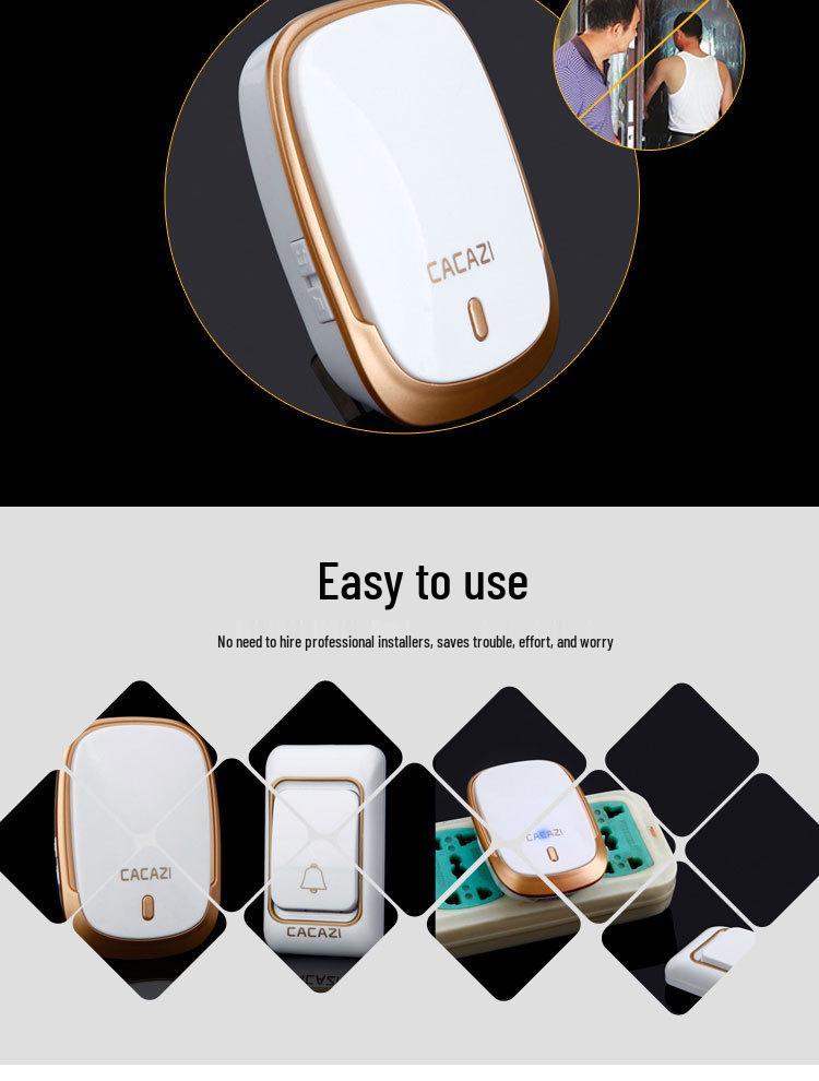 Kajias K01 3-in-1 Wireless Doorbell & Elderly Emergency Call System
