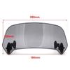 Universal Windshield Spoiler Adjustable Windshield Extension  For All Motorcycle Models