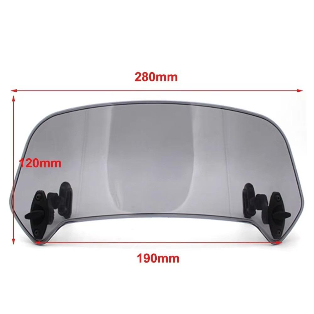 Universal Windshield Spoiler Adjustable Windshield Extension For All Motorcycle Models