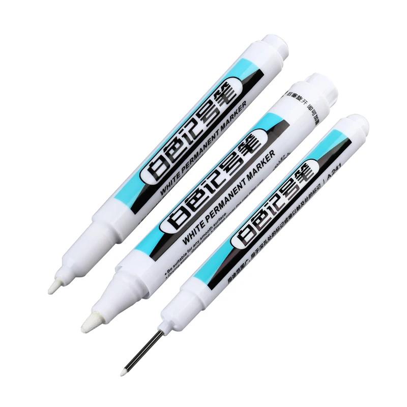 3/5 PCS White Permanent Paint Marker Set for Wood Rock Plastic Leather Glass Stone Metal Canvas Art Supplies Painting Supplies