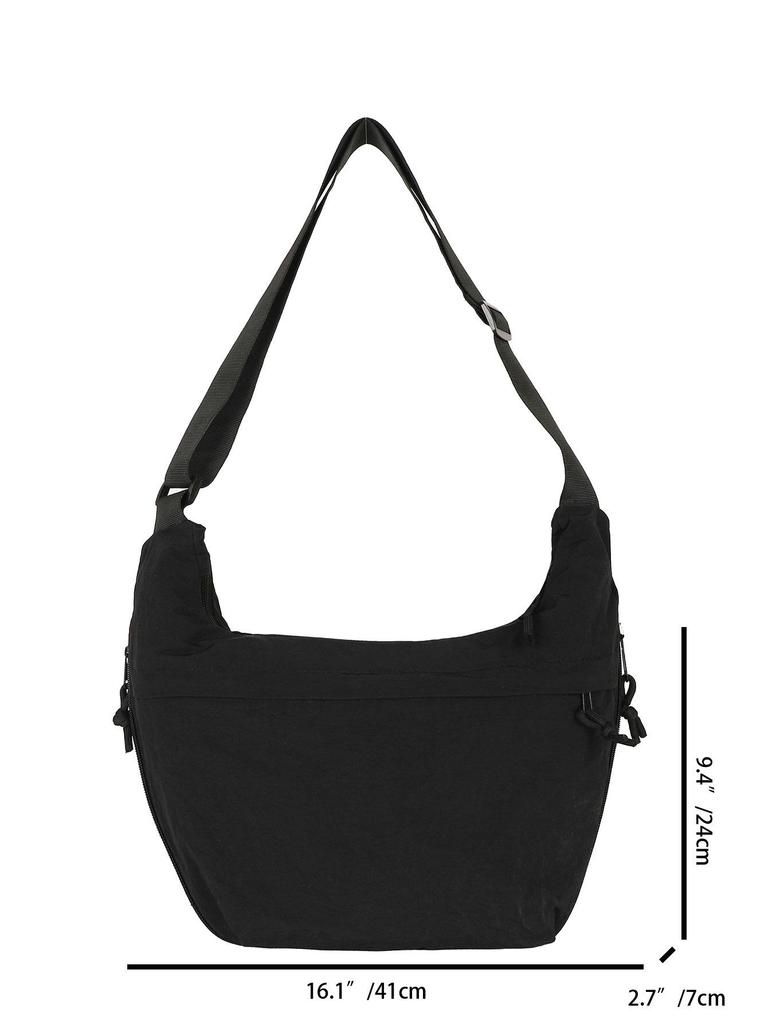 Japanese-Style Nylon Dumpling Bag - Large Capacity Youth Trend Crossbody and Shoulder Bag
