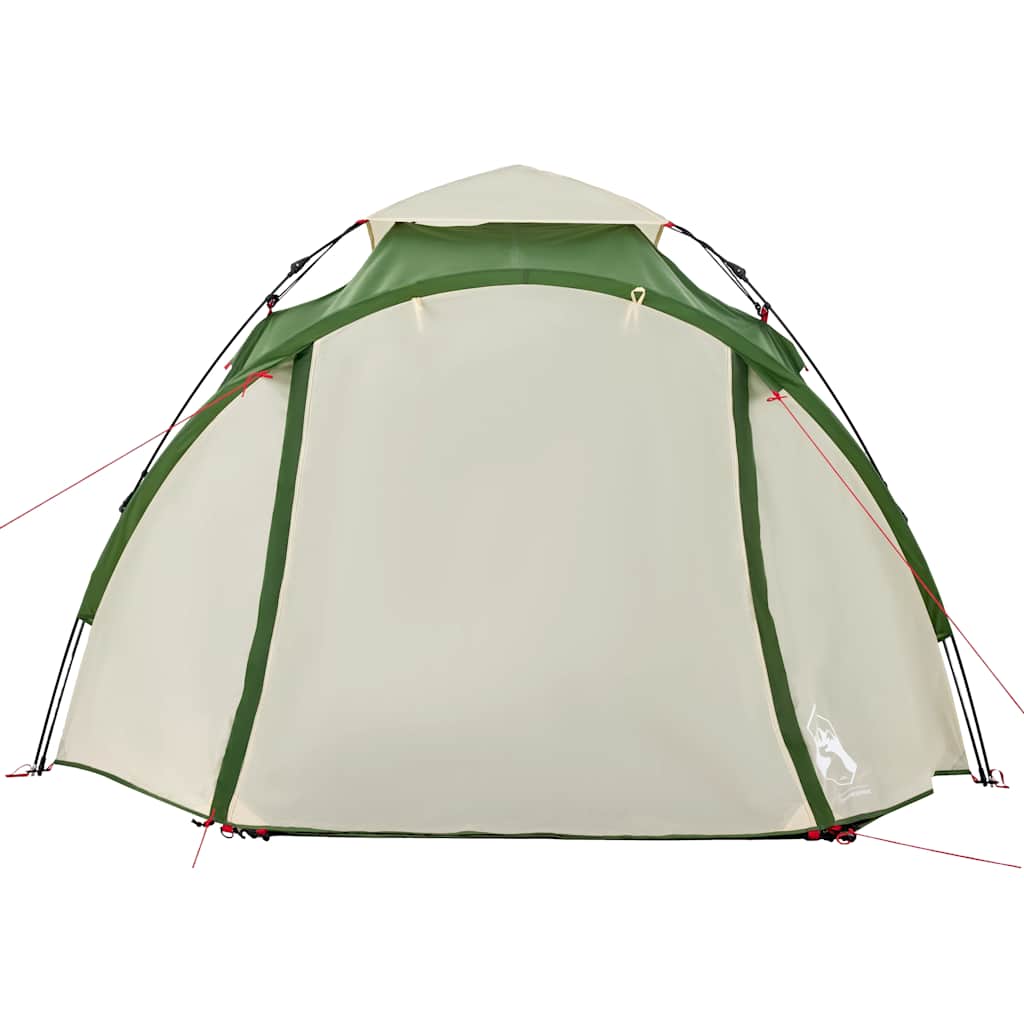 Vidaxl Tourist Tent, 3-Person, Green, Quick Setup