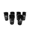6PCS Pool Table Pockets PE Pool Table Web Pockets Billiard Accessories for Replacement Black