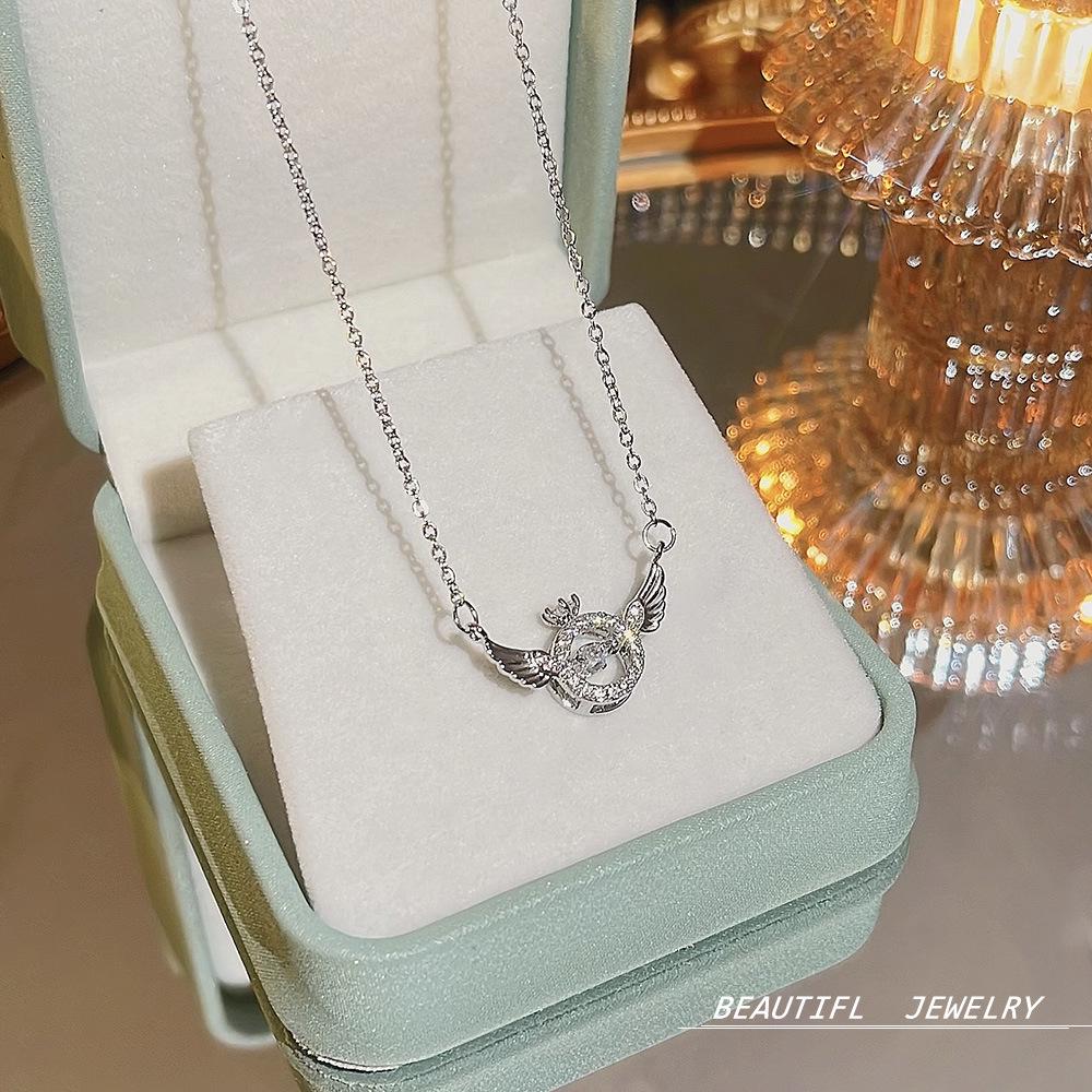 Korea's Best-Selling Clavicle Pendant Necklace - Super Fairy Titanium Steel Jewelry for Women