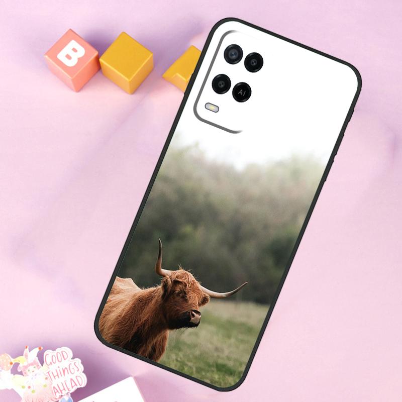 Hochlandrind Case Für Oppo A17 A57 A16 A76 A96 A60 A40 A80 A18 A38 A58 A78 A98 A15 A54 A74 A94 A6 A5 Pro