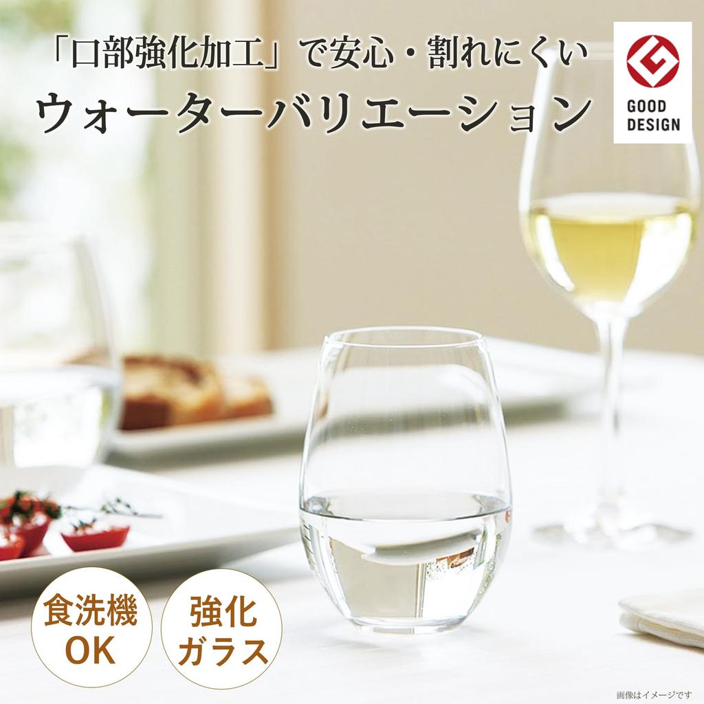 Toyo Sasaki Glass Tumbler Glass Water Variation 12 Tumbler 360ml Set of 3 Made In Japan Dishwasher Safe Good Design Award Glass Cup Beer Glass