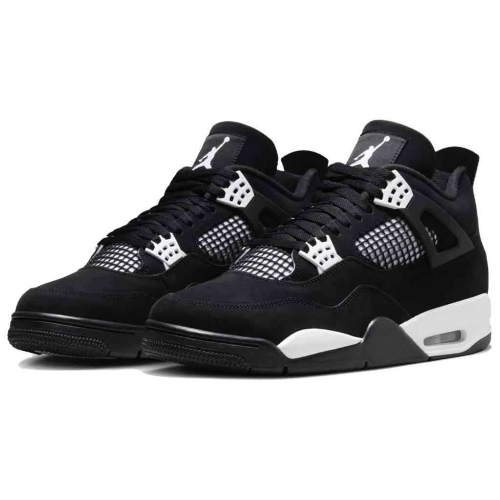 Air Jordan 4 Retro White Thunder Sneakers Unisex Nere FQ8138-001