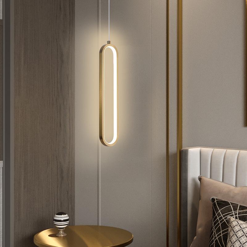 Nordický minimalistický moderný luster do spálne alebo obývacej izby