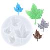 Cake Mold Eco-friendly Easy to Demold Silicone Maple Leaf Cake Tray Mold for Home