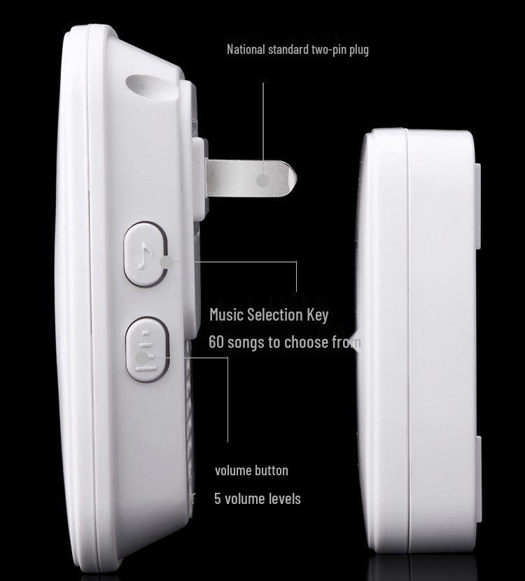 Long-Range Wireless Remote Control Doorbell with Smart Pager