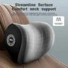 Car Neck Cushion Memory Foam Protective Lumbar Back Support Breathable Universal Car Headrest Pillow Car Supplies