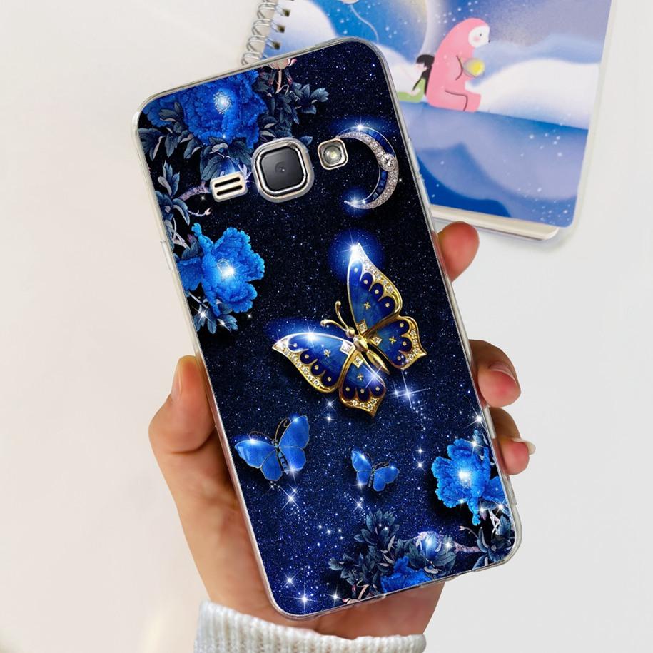 For Samsung J1 2016 Case SM-J120F Cover Fashion Marble Flower Soft Silicone Phone Cover For Samsung J1 Mini J105F J 1 2016 Funda