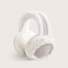 Faux Fur Earmuffs with Elastic Headband Foldable Design Fluffy Warm Ear Warmers Plush Exterior Winter Accessory