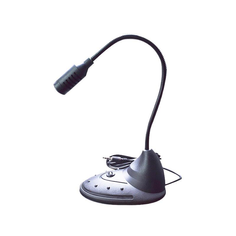 Compact 3.5mm Microphone for Karaoke, Voice Chat, and Conference - Suitable for Notebooks and Desktops