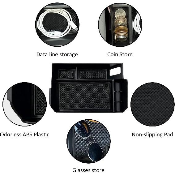 JOJOMARK Compatible with Toyota Sienna 2021 2022 2023 2024 Accessories Center Console Tray Organizer