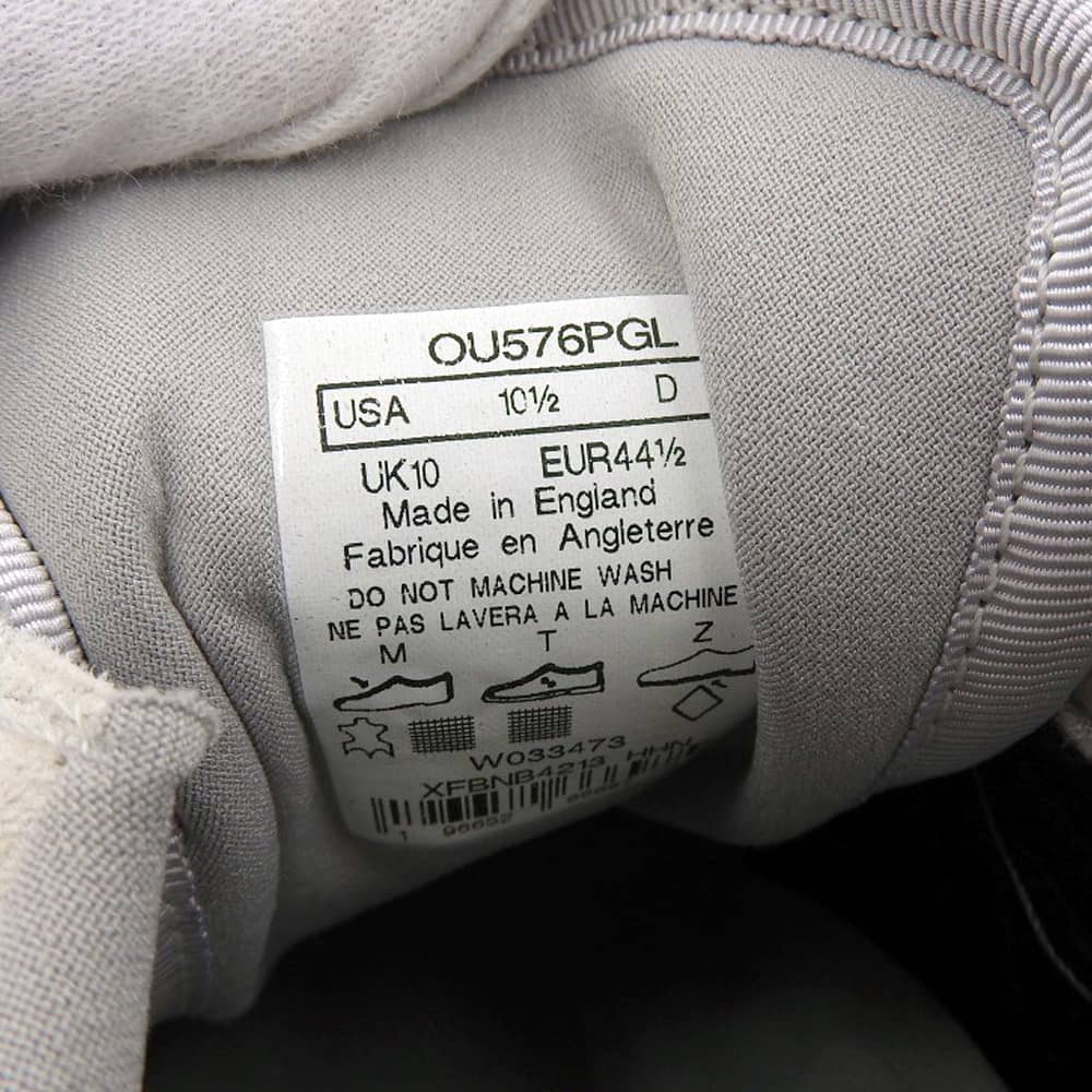 New Balance Men's Suede Low-Top Sneakers, Size 11.2" (OU576PGL) Shoes 10 1/2 grayUsed