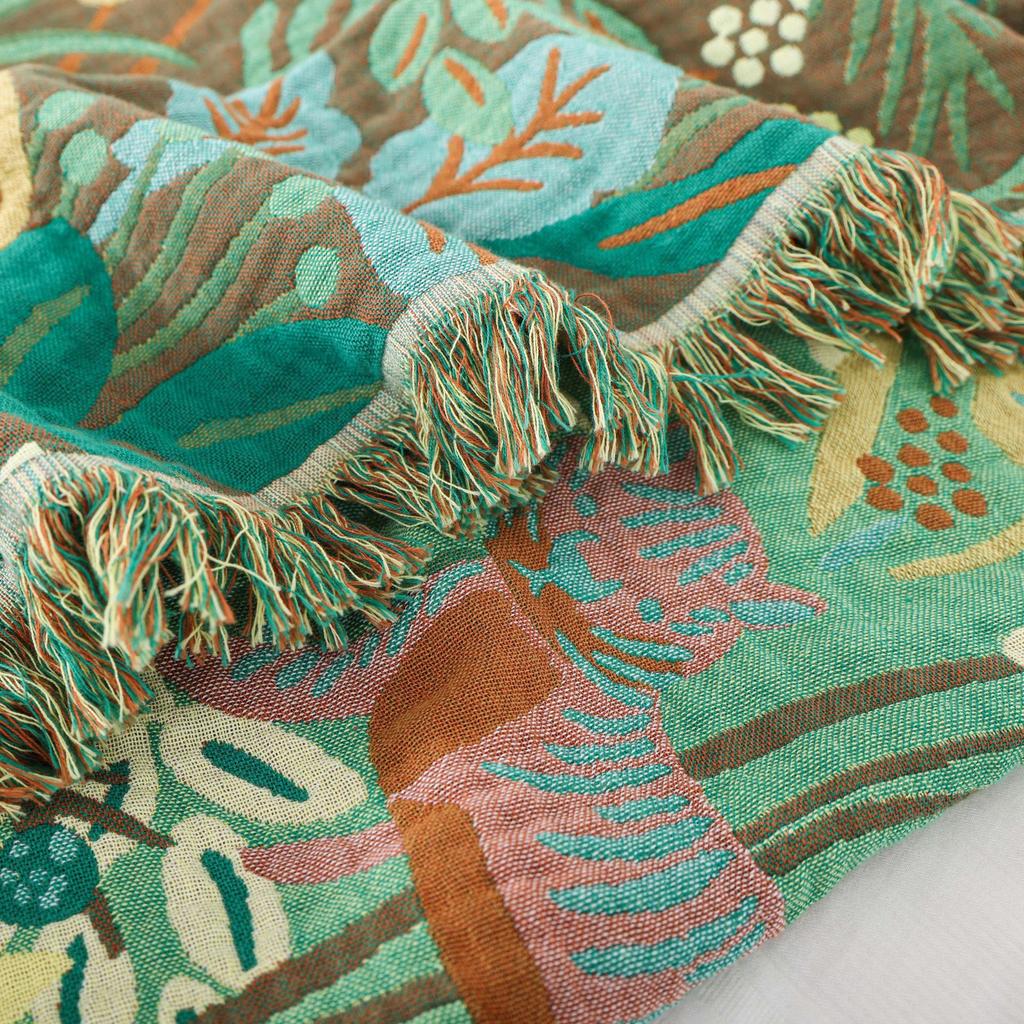Non-Slip Sofa Towel, Towel Blanket, Bedspread, Four-layer Cotton Gauze, High Quality, Four Seasons, 150*200 Cm