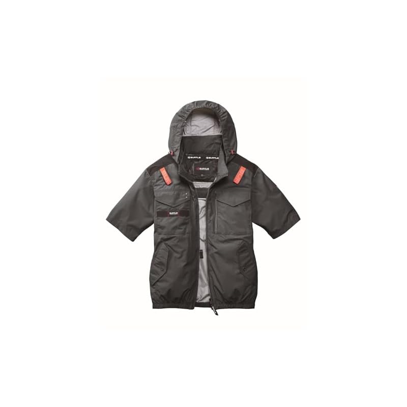 BURTLE Aircraft Tactical Short-Sleeve Blouson (Unisex) Spring/Summer Storm Gray AC1156 53 L