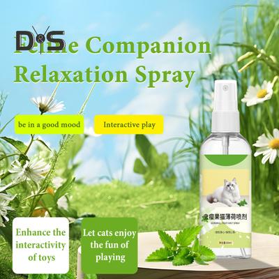 Spray de Catnip 60ml Spray de Névoa de Catnip Natural para Alívio do Estresse Gatinho Frasco de Spray de Catnip Atraente para Gatos Internos