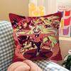 C-Charlie H-Hazbin Pillow Covers Cartoon Sofa Decorative Home Double-sided Printing Short Plush Cute Cushion Cover