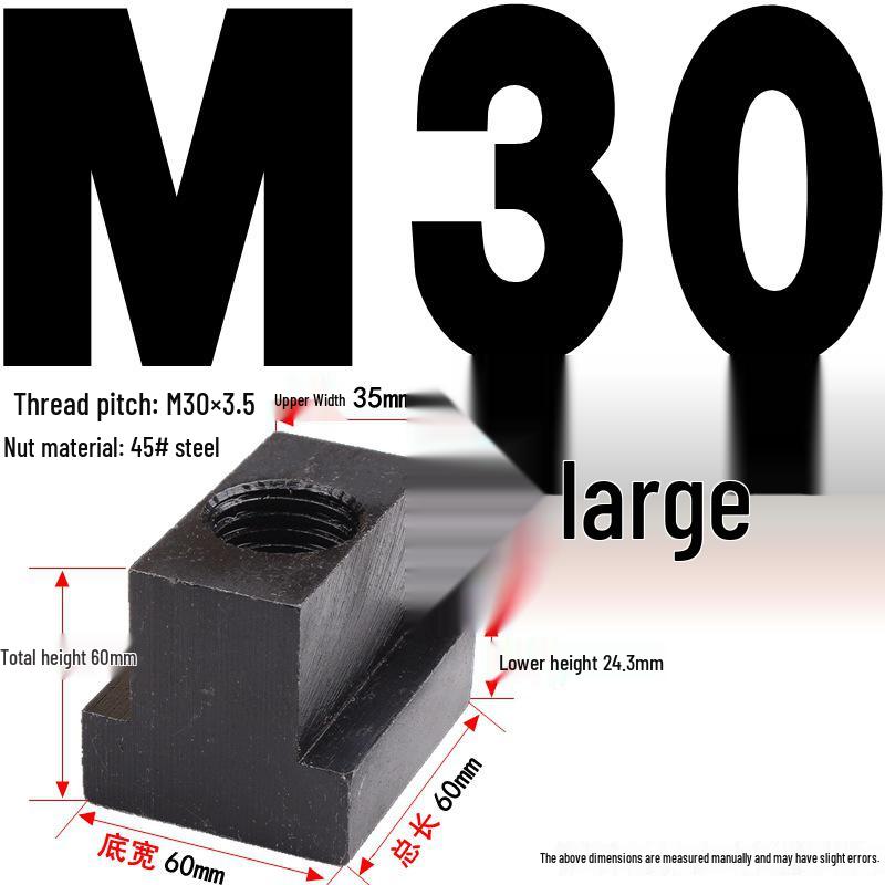Kangfei 45# Steel T-Nut for M6-M20 Bolts