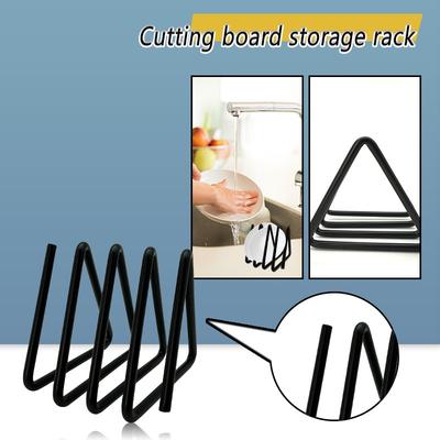 1PC Home Kitchen Supplies Metal Cutting Board Storage Rack, Cutting Board Rack Modern Simple Household Shelf