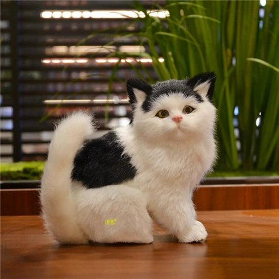 Cute Plush Toy - Orange, Siamese, Persian, Yellow Patch, Black Patch Cats & White Monkey Face