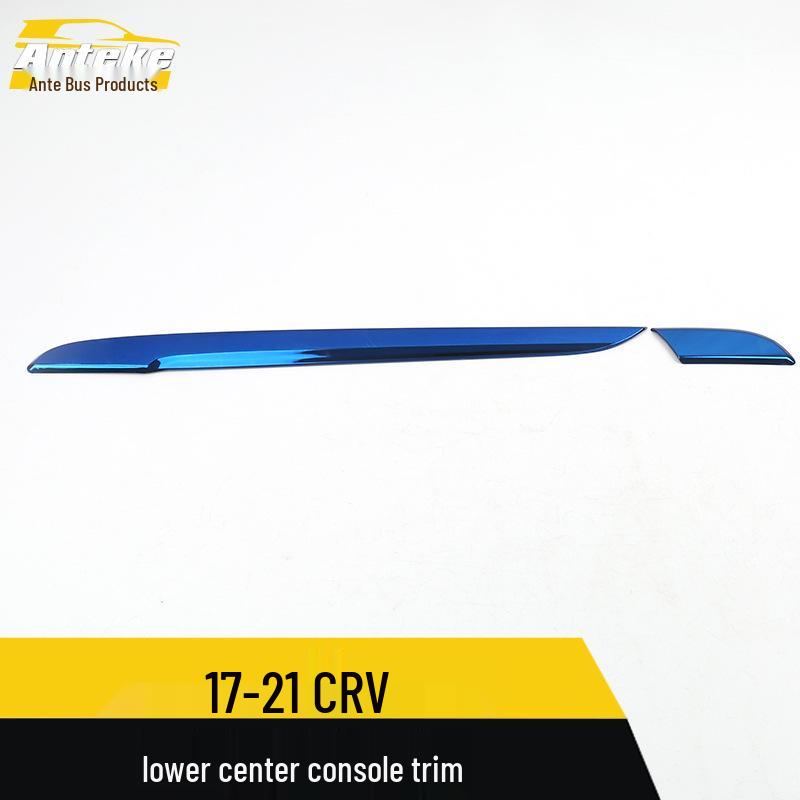 Compatible CRV 17-21 Lower Center Console Trim Dashboard Bright Strip Decoration Sticker
