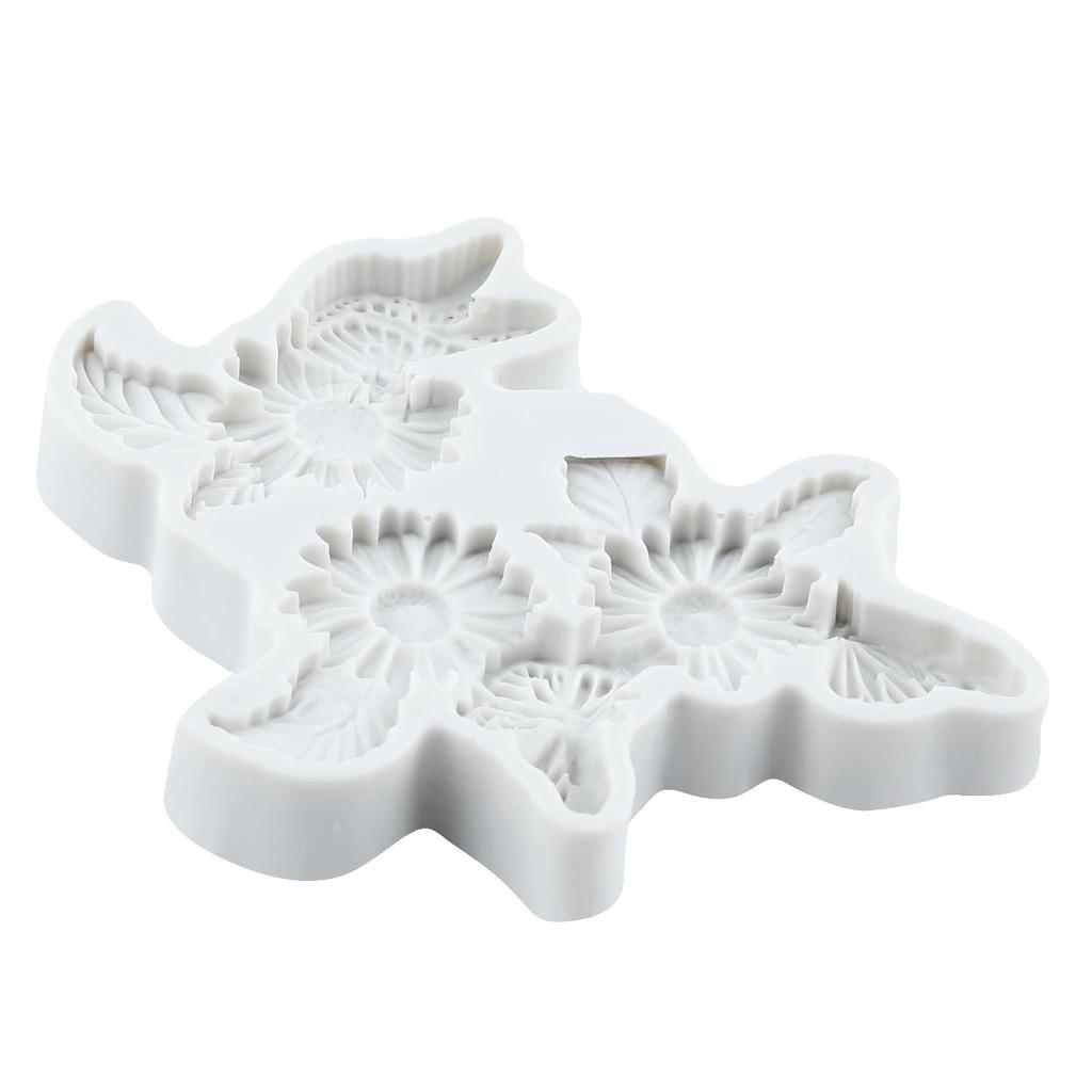 Gänseblümchen Silikonform Schmetterling Fondantformen Kuchen Dekorationswerkzeuge Cupcake Topper Süßigkeiten Harz Ton Schokolade Gumpaste Form