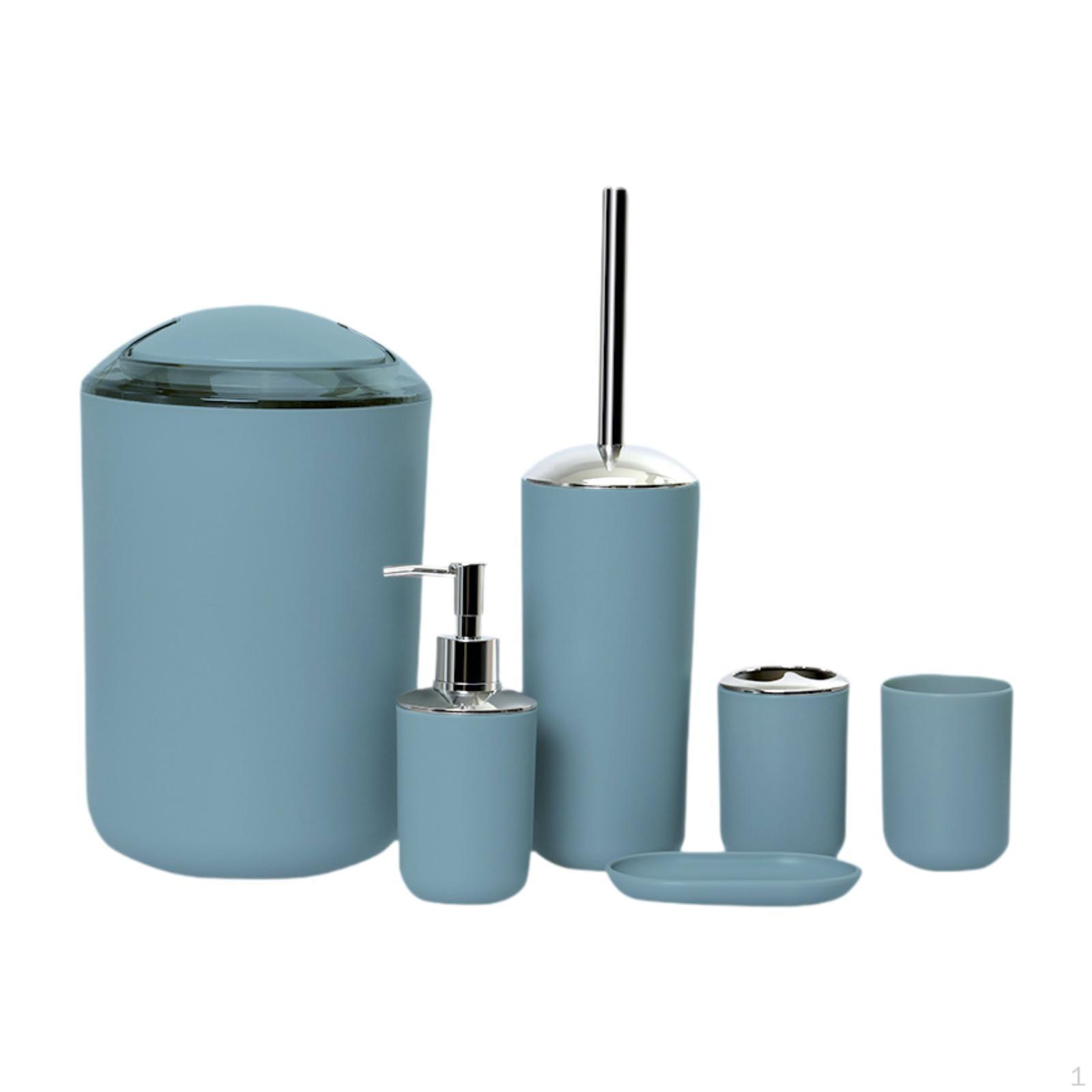 

Набор из 6 банных принадлежностей с дозатором для мыла