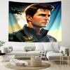 Top Gun Wall Hanging Tapestry Wall Cloth Tapestries Decor Wall Bedroom Decoration