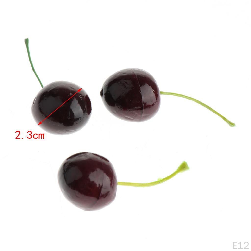 Cerejas Vermelhas Frutas Pedaços