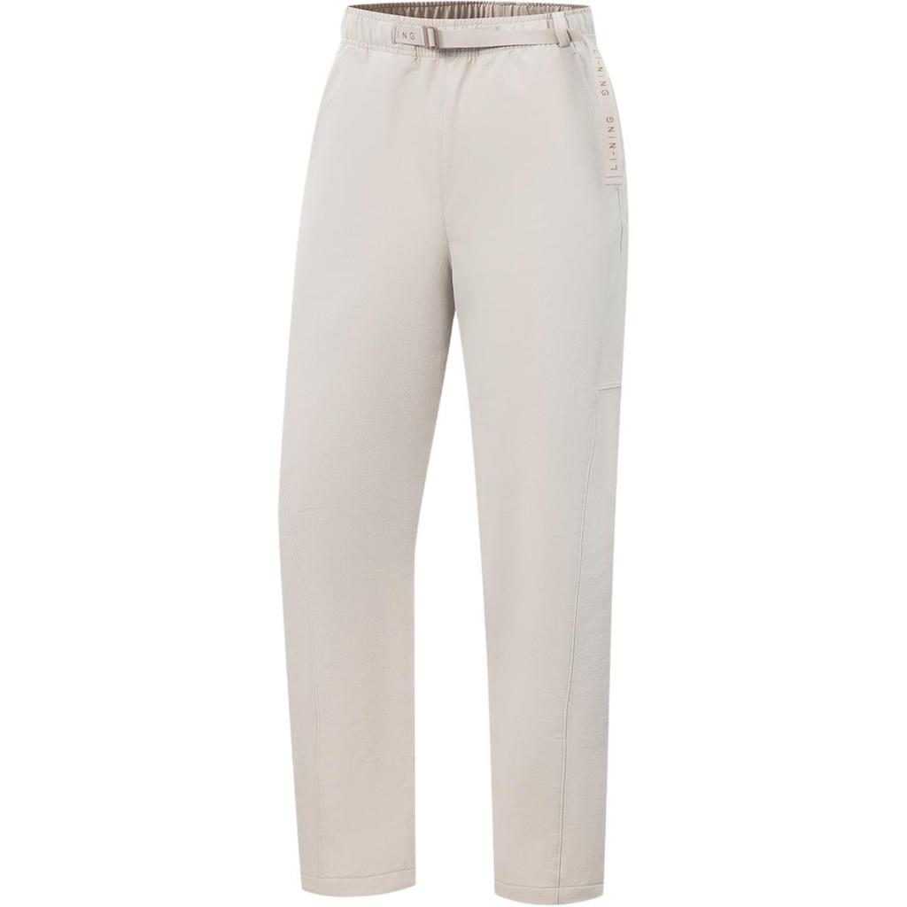 Li Ning Fitness Series Versatile Fashion Brand Logo Casual Pants Women bottoms AYKV722-7