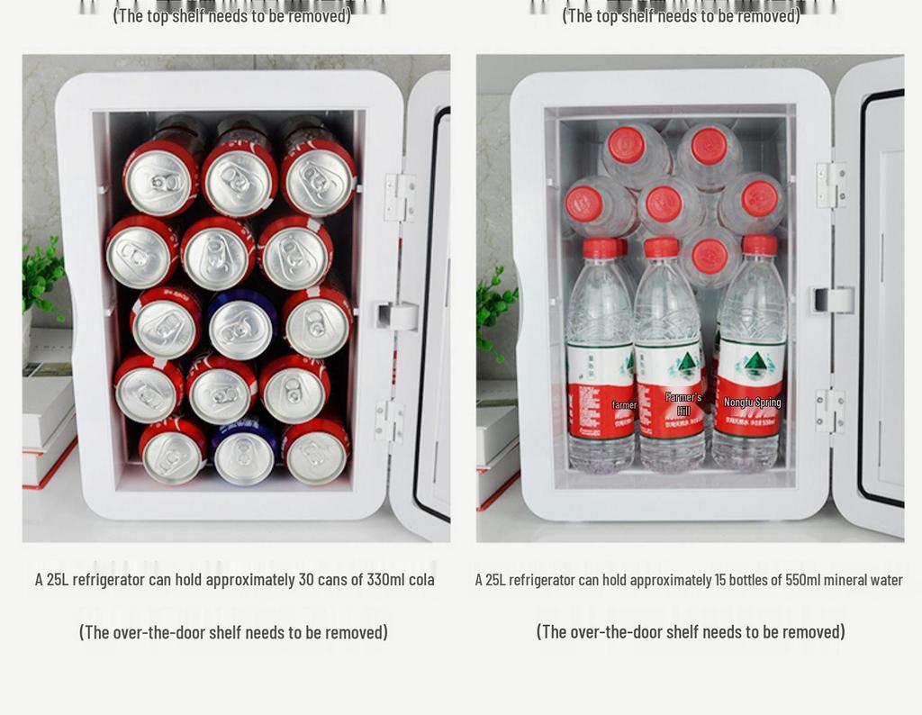 Amoi Xinxin 8L Mini-Kühlschrank: Doppelnutzung für Zuhause, Wohnheim und Auto